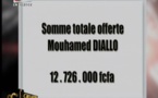 Vidéo: Somme totale offerte à Mouhamed Moudjtaba Diallo: 12.726.000 FCFA. Regardez
